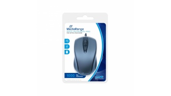 MOUSE USB OPTICAL BLACK/GREY/MROS201 MEDIARANGE