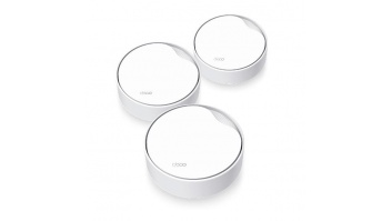 Wireless Router|TP-LINK|Wireless Router|3-pack|3000 Mbps|Mesh|Wi-Fi 6|1x10/100/1000M|1x2.5GbE|DHCP|DECOX50-POE(3-PACK)