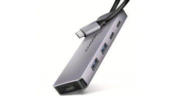 I/O HUB USB-C 5IN1/0.15M HMC-5H60 AXAGON