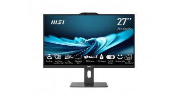 Monoblock PC|MSI|AP272P 14M|PRO|CPU Intel|Intel® CoreT i7|i7-14700|RAM 16 GB|DDR4-SDRAM|Screen 27 "|1920 x 1080 pixels|Storage 1000 GB|SSDs 1000 GB|Not available|On-board graphics Yes|Intel® UHD Graphics|Black|PROAP272P14M-495EU