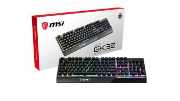 KEYBOARD GAMING BLACK ENG/VIGOR GK30 US MSI