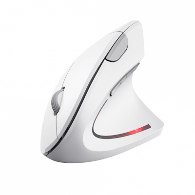 MOUSE USB OPTICAL WRL VERTO/ERGONOMIC WHITE 25132 TRUST