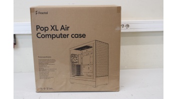SALE OUT. SALE OUT. Fractal Design | Pop XL Air RGB | Side window | Black TG Clear Tint | E-ATX up to 280 mm, ATX , mATX, Mini ITX | DAMAGED PACKAGING | Power supply included No | ATX