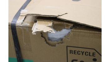 SALE OUT. Candy Refrigerator | COT1S45EW | Energy efficiency class E | Free standing | Larder | Height 84 cm | Fridge net capacity 91 L | Freezer net capacity 15 L | 39 dB | White | DAMAGED PACKAGING, DENT ON FRONT DOOR