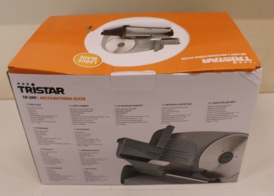 SALE OUT. Tristar Food Slicer | EM-2099 | Metallic silver | 150 W | DAMAGED PACKAGING