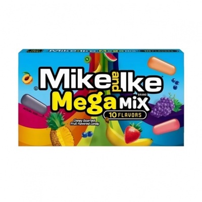 Košļājamās konfektes MIKE AND IKE MEGA MIX, 120g