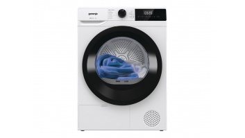 Gorenje Dryer Machine | D2HNE7E | Energy efficiency class E | Front loading | 7 kg | Heat pump | LED | Depth 51 cm | White