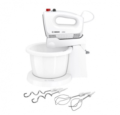 Bosch | Mixer | CleverMixx MFQ2600G | Mixer with bowl | 375 W | Number of speeds 4 | Turbo mode | White