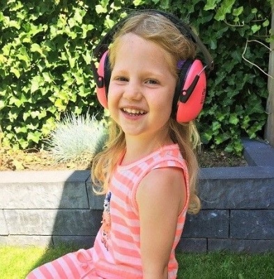 Jippie's trokšņus slāpējošas austiņas bērniem, rozā