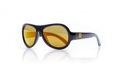 SHADEZ Designer Polka Sunflower Black Junior bērnusaules brilles, 3-7 gadi