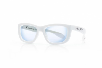 SHADEZ Blue Light White Teeny bērnu brilles digitālajām ierīcēm, 3-7 gadi