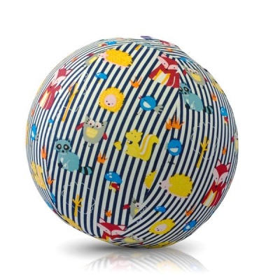 Bubabloon lateksa balons ar auduma pārvalku, Animal Stripes Blue