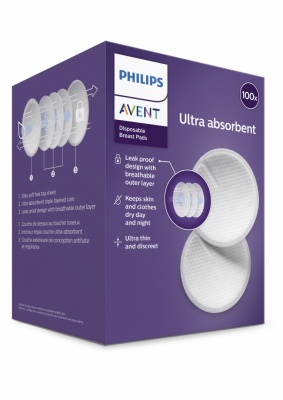 Philips Avent Vienreizējas lietošanas krūšturu ieliktnīši (100 gab.)