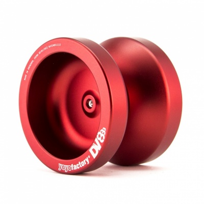 YoYoFactory YO-YO METAL DV888 rotaļlieta iesācējiem un profesionāļiem, sarkans