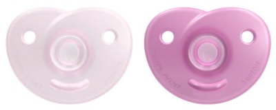 Philips Avent Soothie silikona māneklītis ar silikona vairogu, 0-6M, 2 gab.