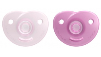 Philips Avent Soothie silikona māneklītis ar silikona vairogu, 0-6M, 2 gab.