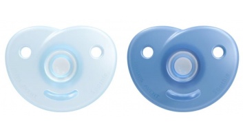 Philips Avent Soothie silikona māneklītis ar silikona vairogu, 0-6M, 2 gab.