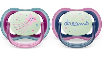 Philips Avent māneklītis Ultra Air Night, 6-18M, (2gab), meitenēm