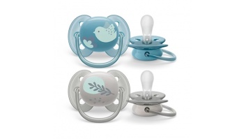 Philips Avent māneklītis Ultra soft DECO, 6-18M (2 gab), zēniem