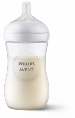 Philips Avent Natural Response barošanas pudelīte 260 ml, vidējas plūsmas knupītis, 1m+