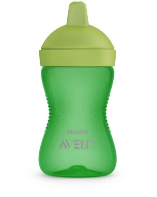 Philips Avent My Grippy mācību krūzīte ar cietu snīpi 300ml, 18M+, zaļa