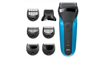 BRAUN el.skuveklis  310BT, melns/zils