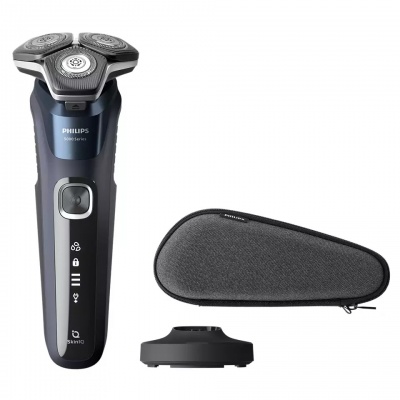 PHILIPS Shaver Series 5000, Wet&amp; Dry skuveklis (lādējams), zils