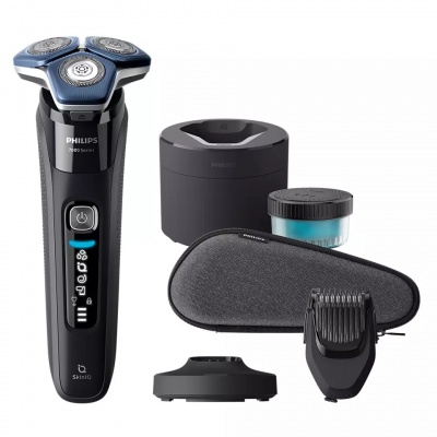 PHILIPS Shaver series 7000, Wet&amp; Dry skuveklis (lādējams), melns