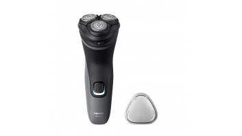PHILIPS Shaver Series 1000 Elektriskais skuveklis sausai un mitrai skūšanai, pelēks