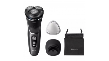 Philips Shaver Series 3000, Wet&amp; Dry skuveklis (lādējams), melns