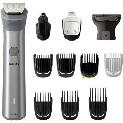PHILIPS Multigroom series 5000 All-in-one trimmeris sejai, matiem un ķermenim, tērauda