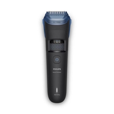 PHILIPS Series 5000 Bārdas trimmeris, lādējams, melns ar zilu