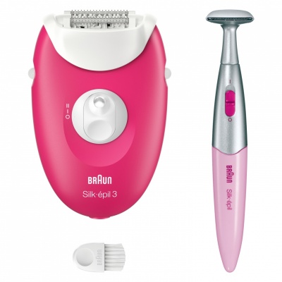 BRAUN Silk 3 epilators ar bikini trimmeri