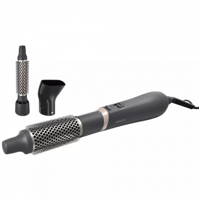 PHILIPS Air Styler Essential matu veidotājs, 800W, melns