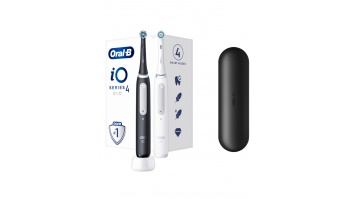BRAUN Series iO4 el.zobu birstes,Matt Black+Quite White