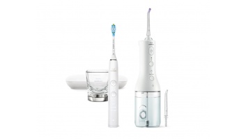 Philips Sonicare Cordless Power Flosser DiamondClean 9000 mutes dobuma irrigators, balts