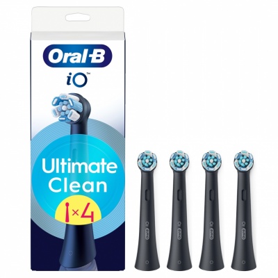 Braun CBF-4 Oral-B UltimateClean zobu birstes uzgaļi, melni, 4 gab.