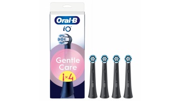 Braun SBF-4 Oral-B GentleCare zobu birstes uzgaļi, melni, 4 gab.