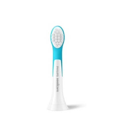 Sonicare for Kids Mini zobu birstes uzgalis, 2 gab,3+, Balta/ciāna