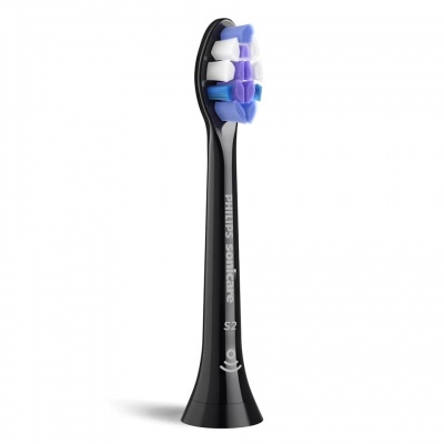 Sonicare S2 Sensitive zobu birstes uzgalis, 6 gab, melns