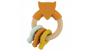 Trixie koka / silikona zobgrauznis, lapsa, 0m+