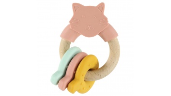 Trixie koka / silikona zobgrauznis, kaķis, 0m+