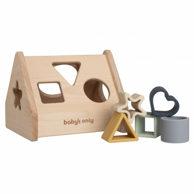 Baby's only koka formu šķirošanas rotaļlieta, māja, 10+, Earth