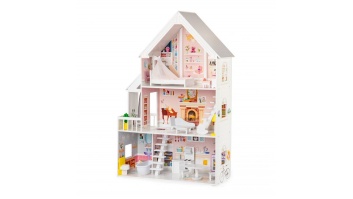 Gerardo's Toys koka leļļu māja ar LED apgaismojumu, Liselle