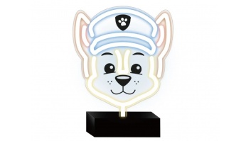PAW PATROL Led neona lampa uz statīva bērniem, Ķepu patruļa-Chase