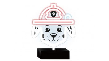 PAW PATROL Led neona lampa uz statīva bērniem, Ķepu patruļa-Marshall
