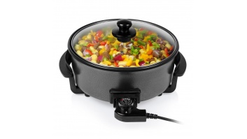 Tristar | Multifunctional grill pan XL | PZ-9135 | Diameter 30 cm | Grill | 1500 W | Lid included | Fixed handle | Black
