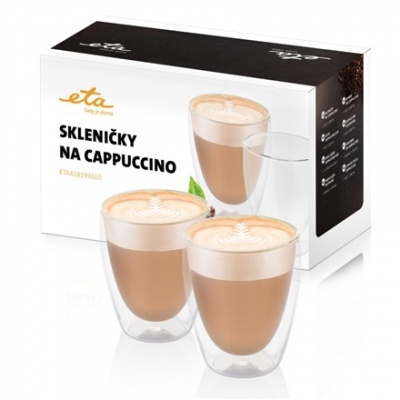 ETA | Cappuccino cups | ETA418193010 | For cappuccino coffee | 2 pc(s) | Dishwasher proof | Glass