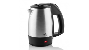ETA | Kettle | ETA618890010 Holiday | Electric | 1000 W | 0.5 L | Stainless steel | Black/Stainless steel