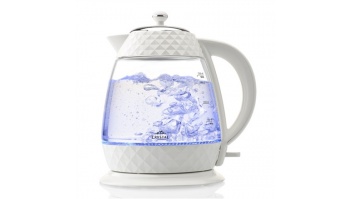 ETA | Crystal Kettle | ETA315490010 | Electric | 2200 W | 1.7 L | Glass | 360° rotational base | Glass/White